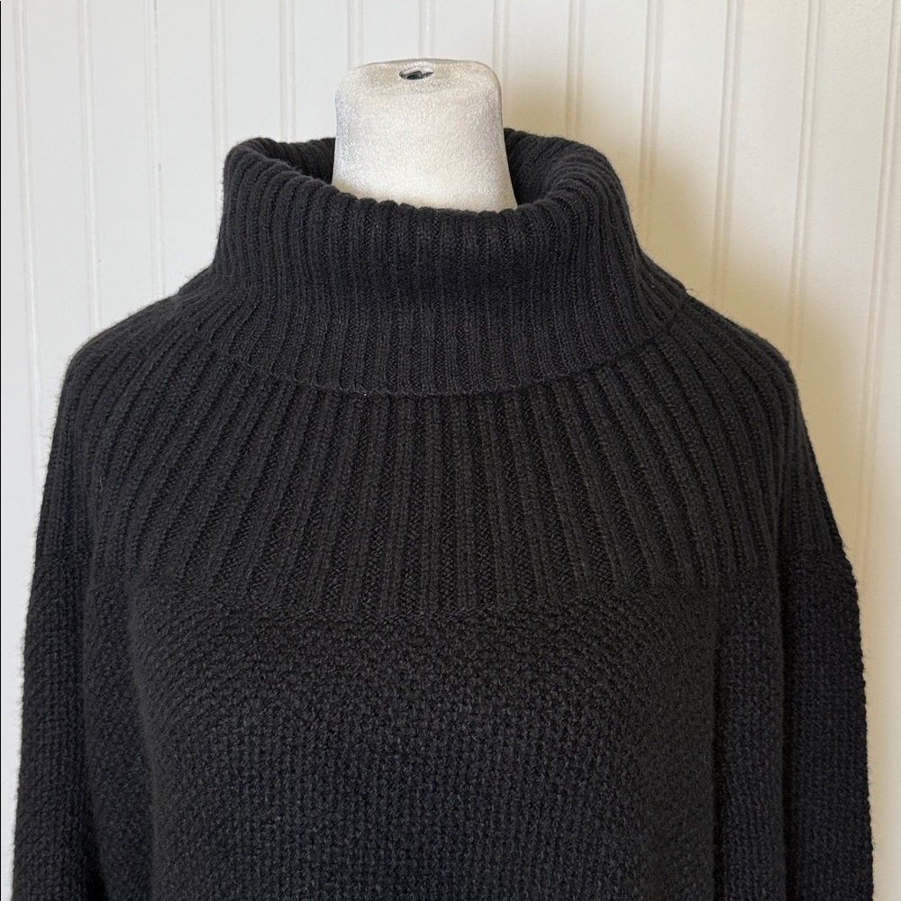 NWT | J. Crew Black Cowl Neck Sweater